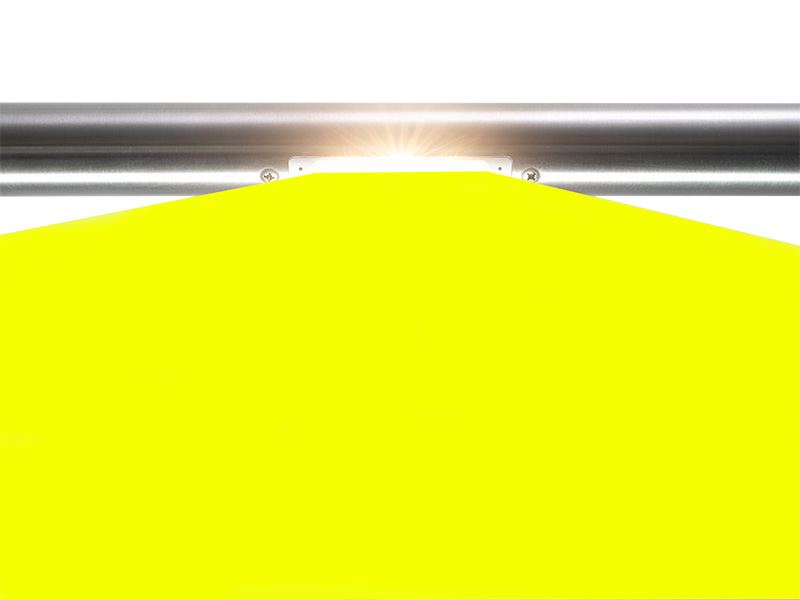Tri Linear Handrail Lighting Beam Spread